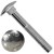 Болт DIN 603 мебельный 10x140 нержавеющий