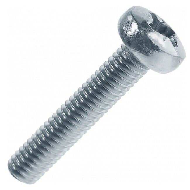 Винт DIN 7985 с полукруглой головкой 8x80